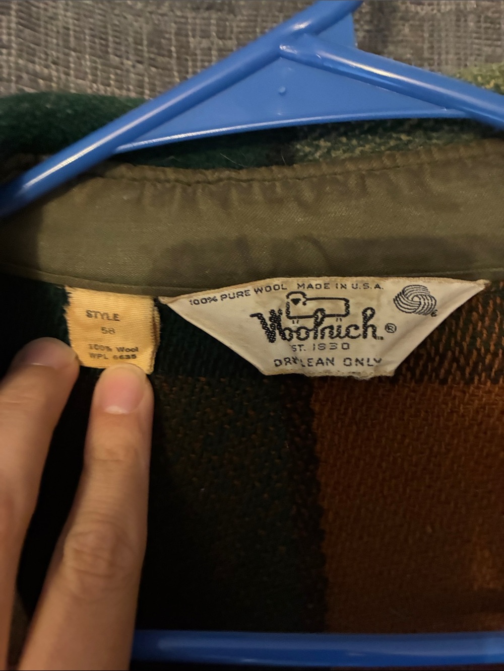 Woolrich Plaid 100% Wool Shirt Jacket - Picture 2 of 3